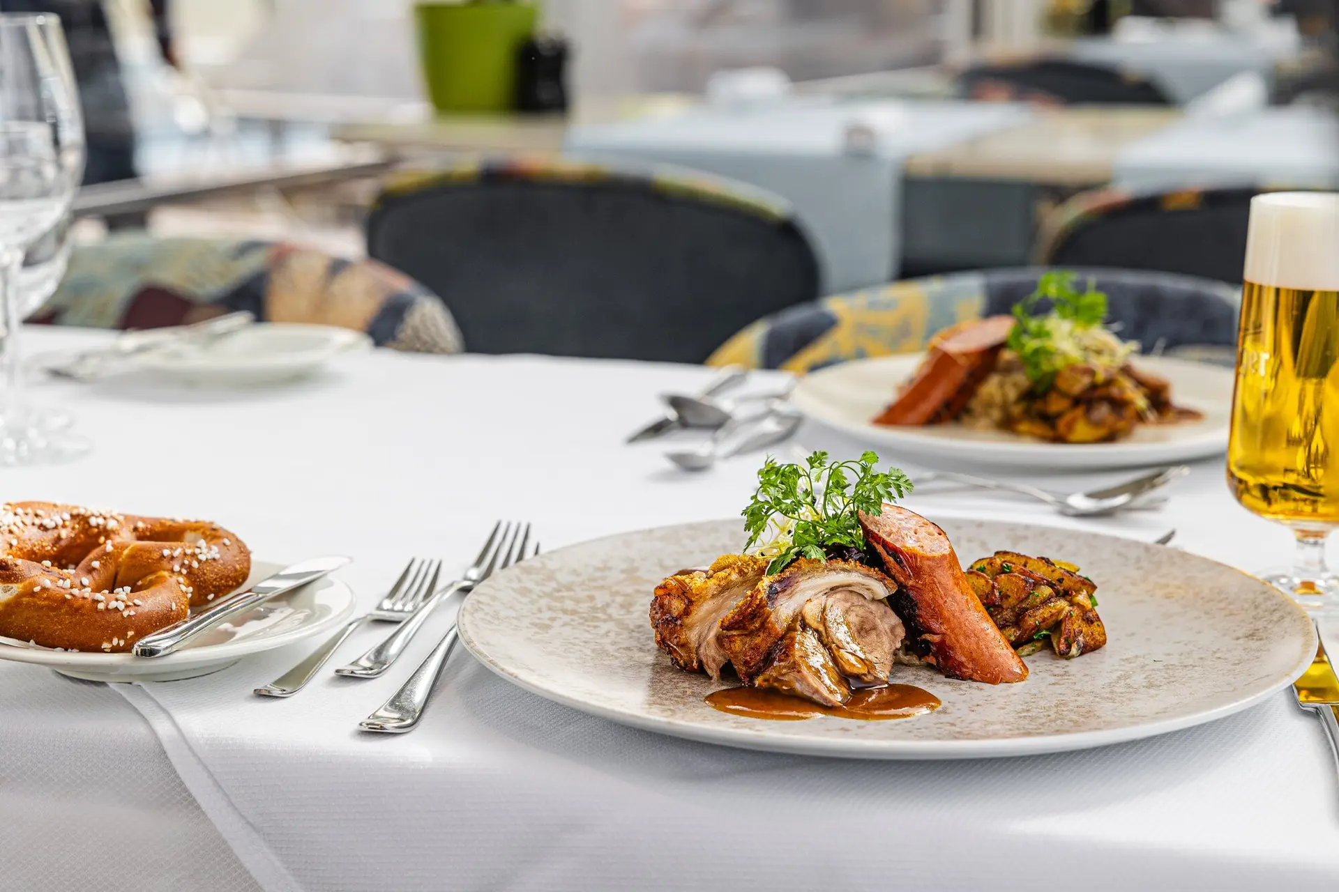 Exquisite dining on board