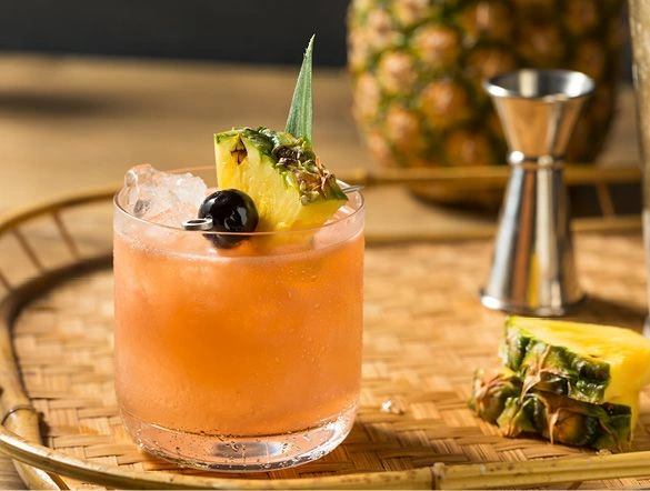 A generous cocktail menu