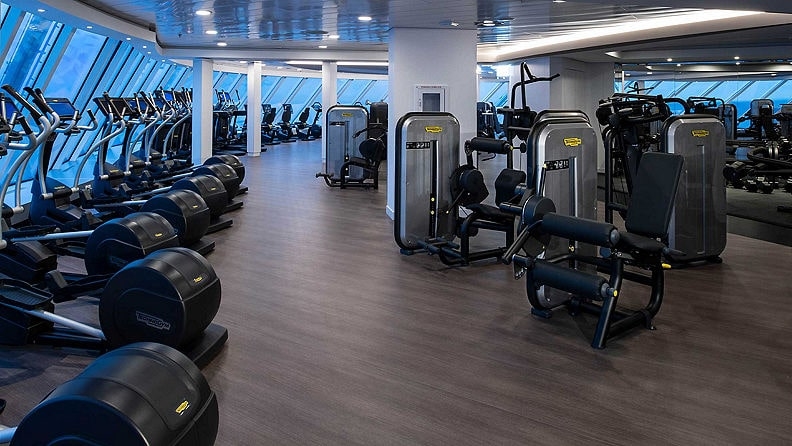 The fitness center