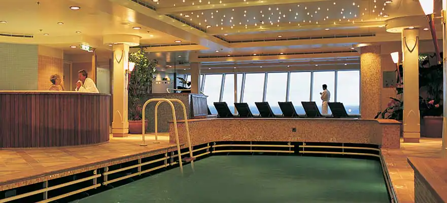 Lap pool and jacuzzi
