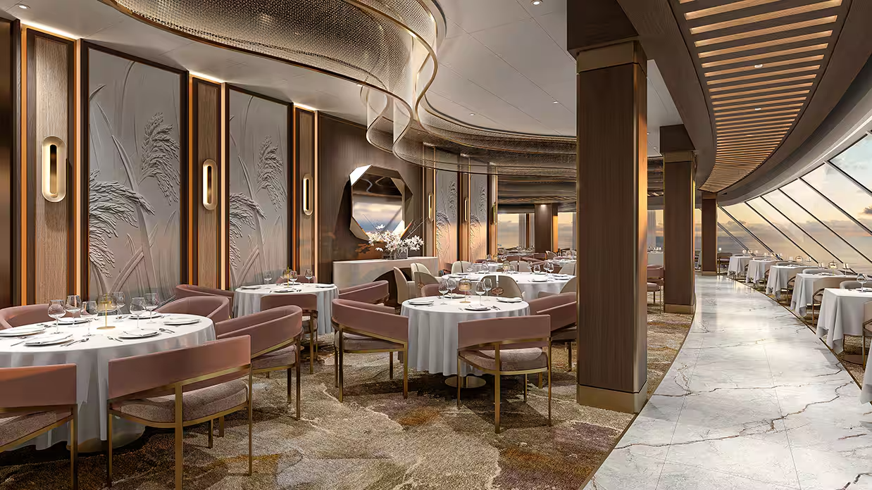 The grand dining room