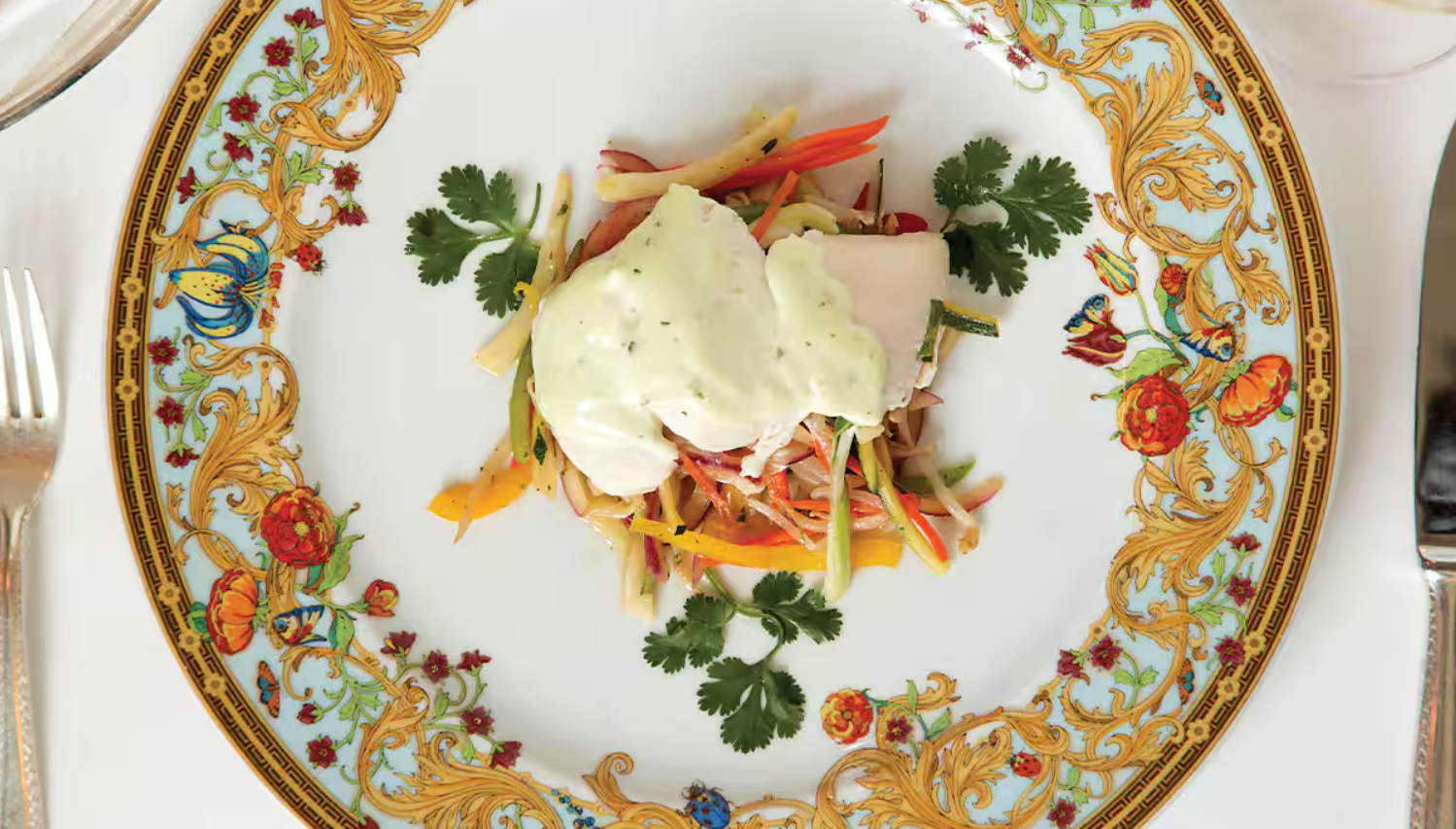 The grand dining room