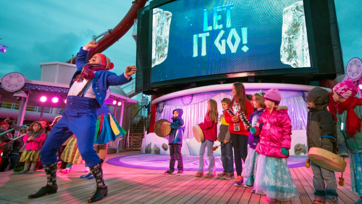 Deck parties & fireworks at sea