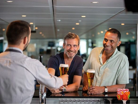 Enjoy branded spirits