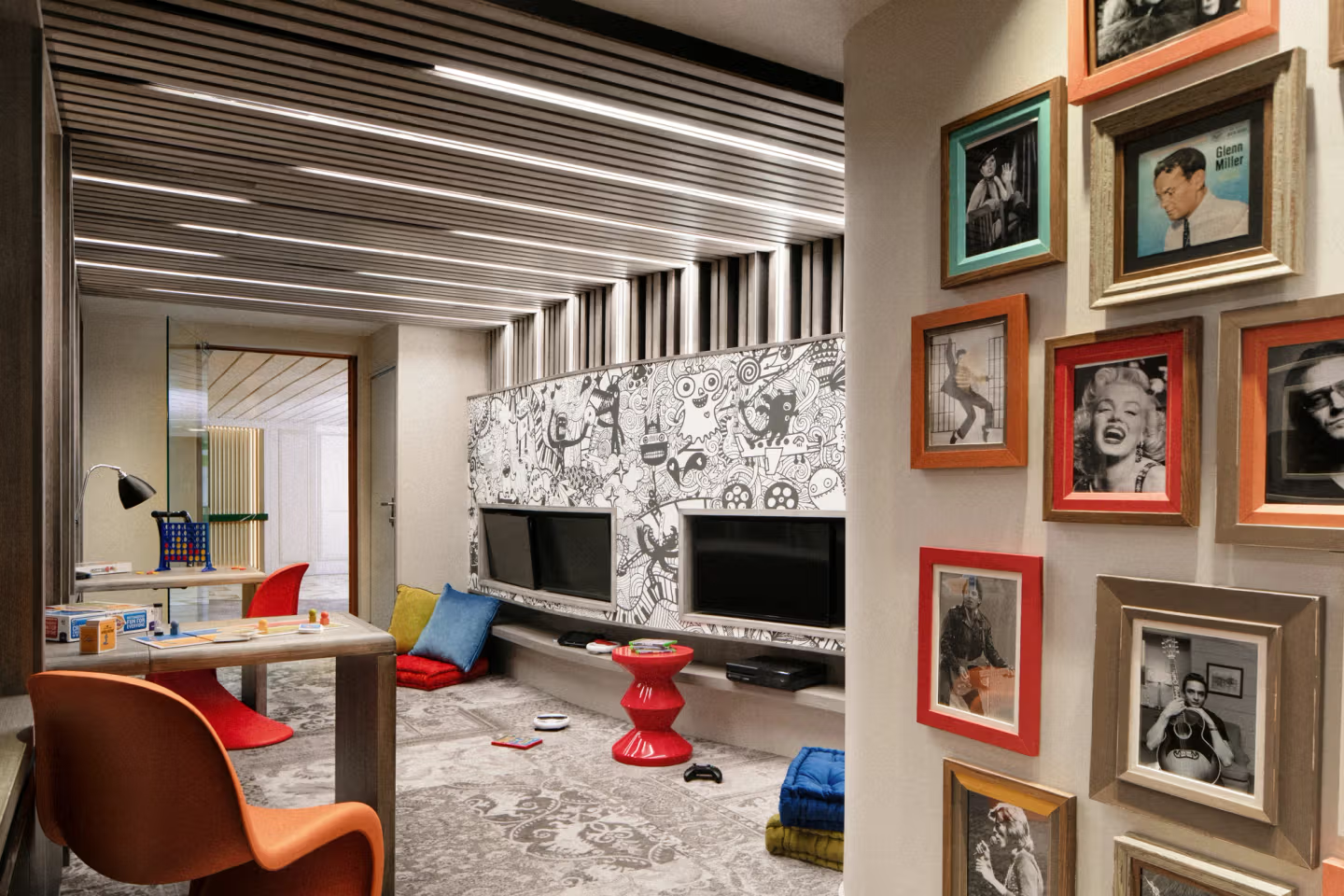 Wave’s & fantasia (children and teen’s spaces)