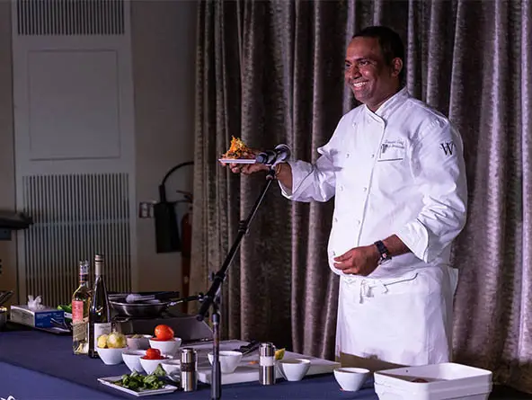 Cooking demonstration