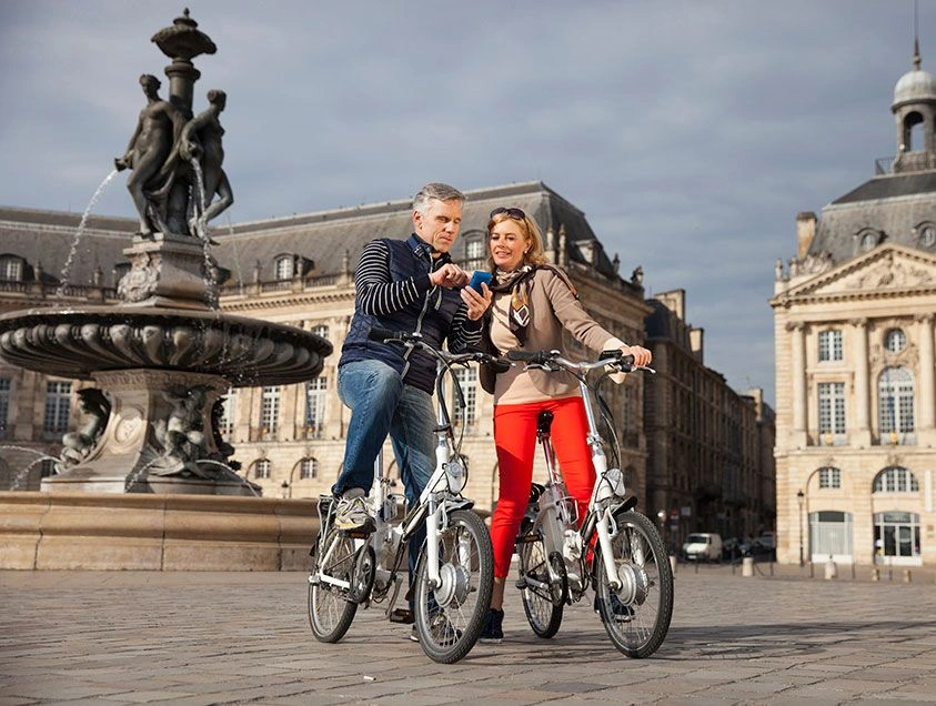 Complimentary e-bikes