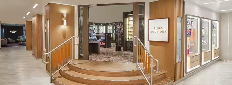 Jewellery & duty-free shops