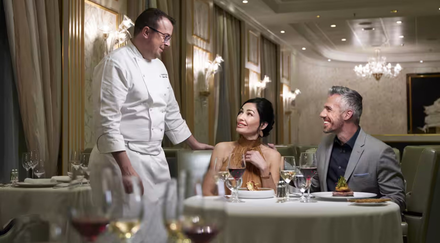 The grand dining room