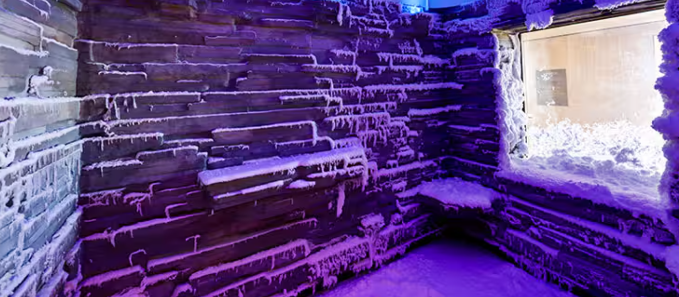 Spa snow room