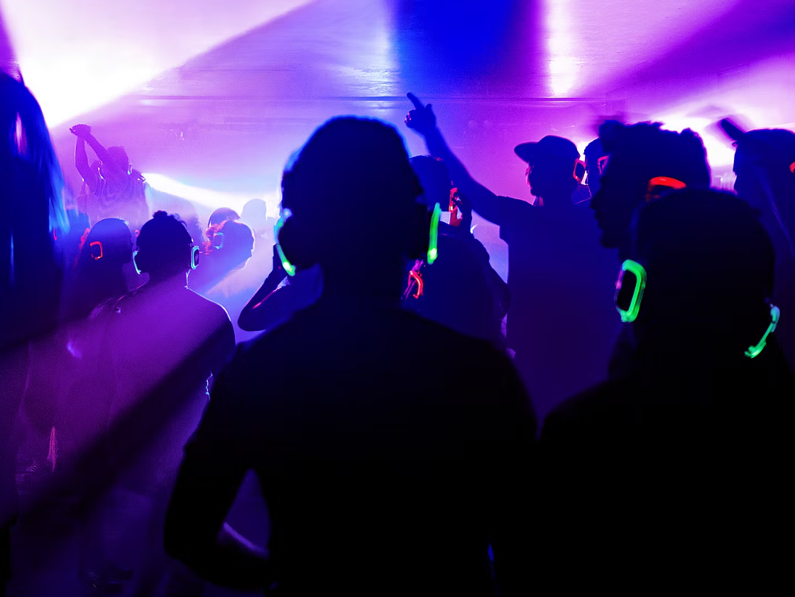 Shush! silent party