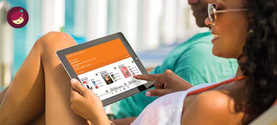 Norwegian prima’s digital library