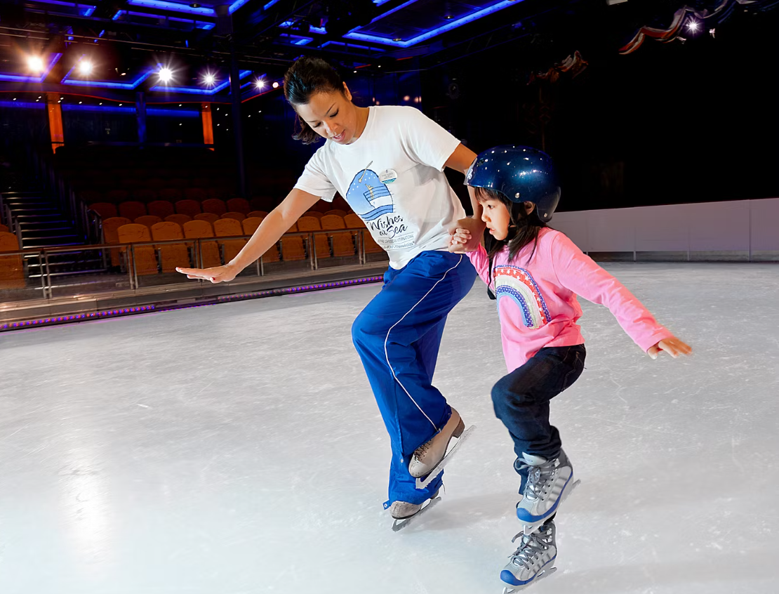Ice skating