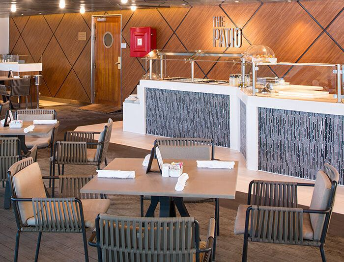 The patio and swirl & top