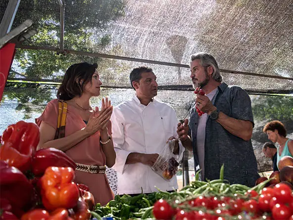 Market tours with the chef