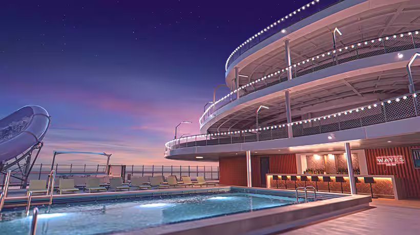 Pool deck