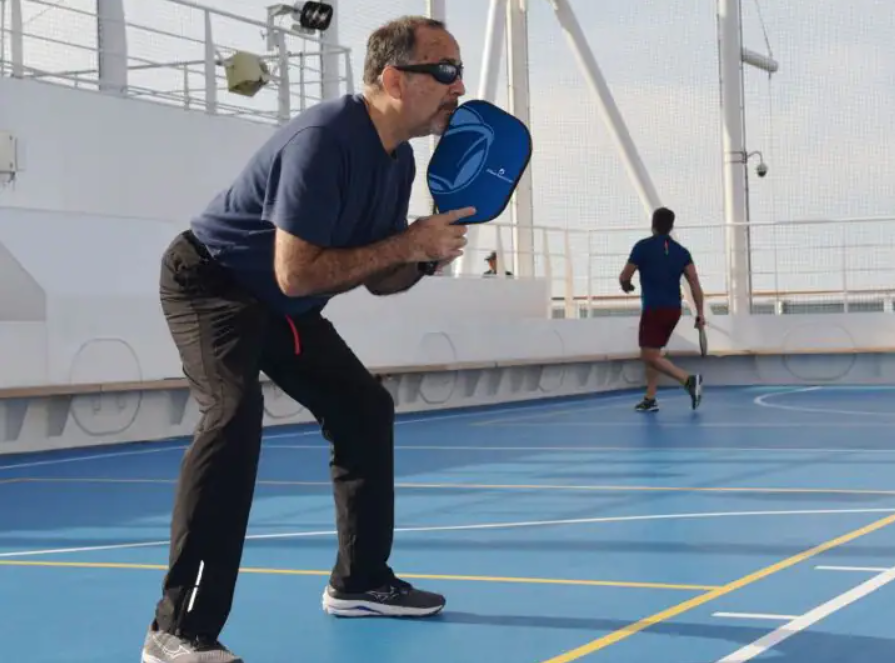 Pickleball at sea