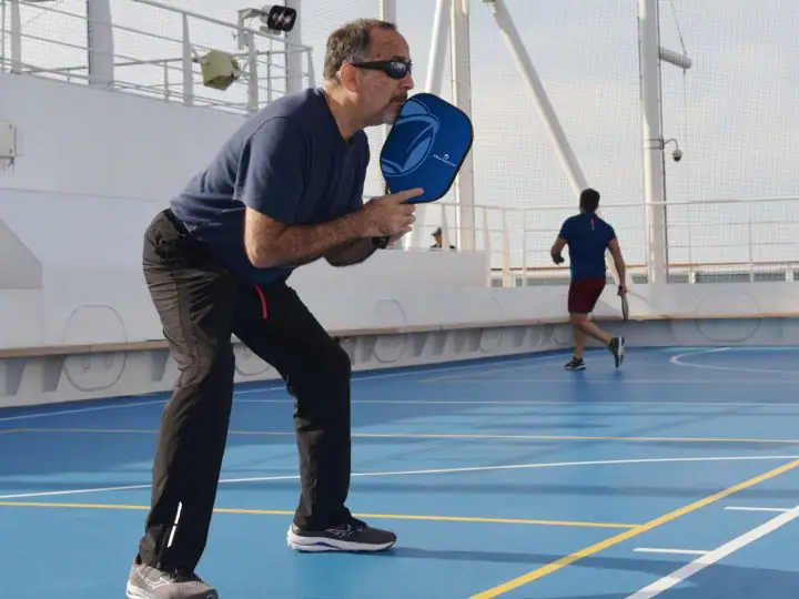 Pickleball at sea