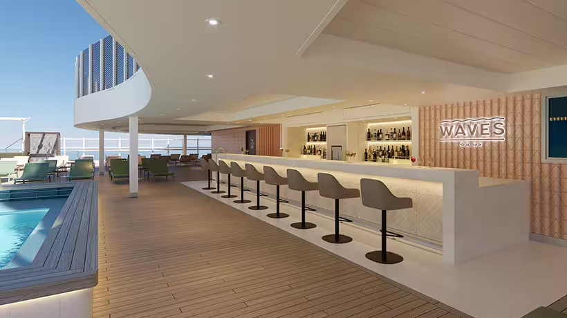 Waves pool bar