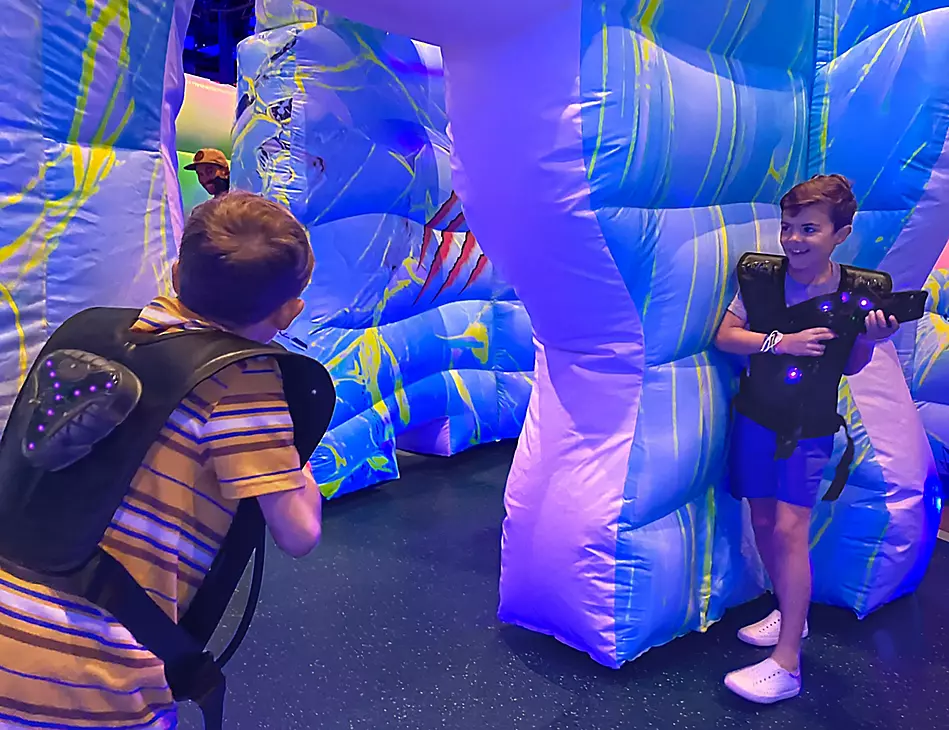 Laser tag: clash for the crystal city℠