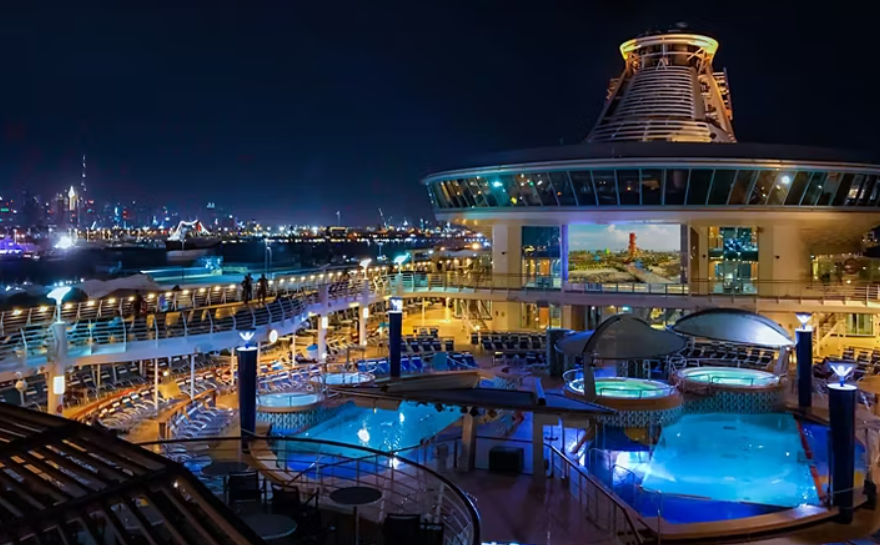 Poolside cinema