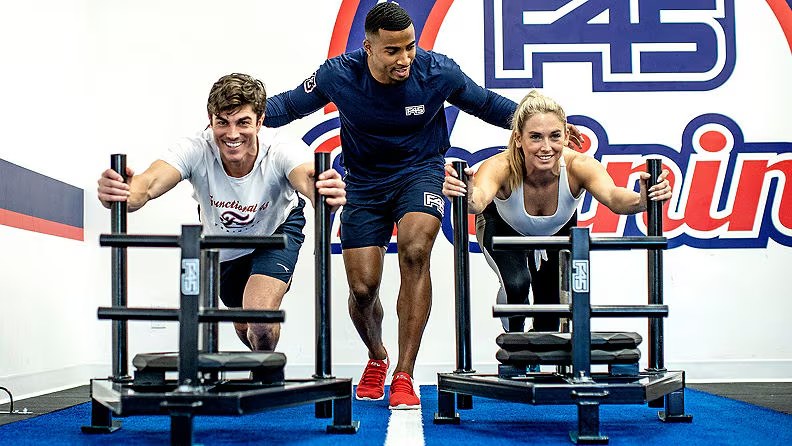 The fitness center