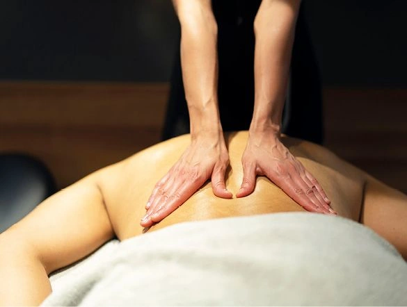 A relaxing massage