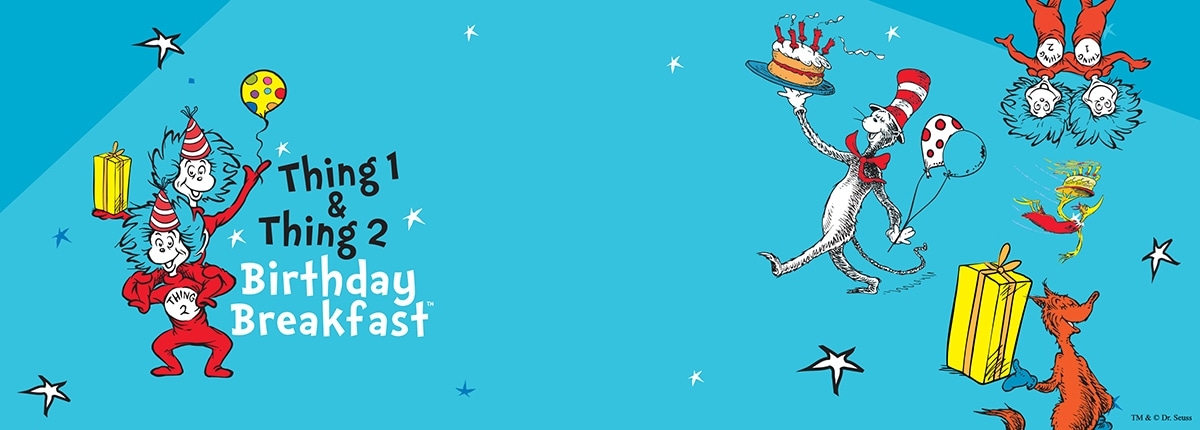 Thing 1 & thing 2 birthday breakfast